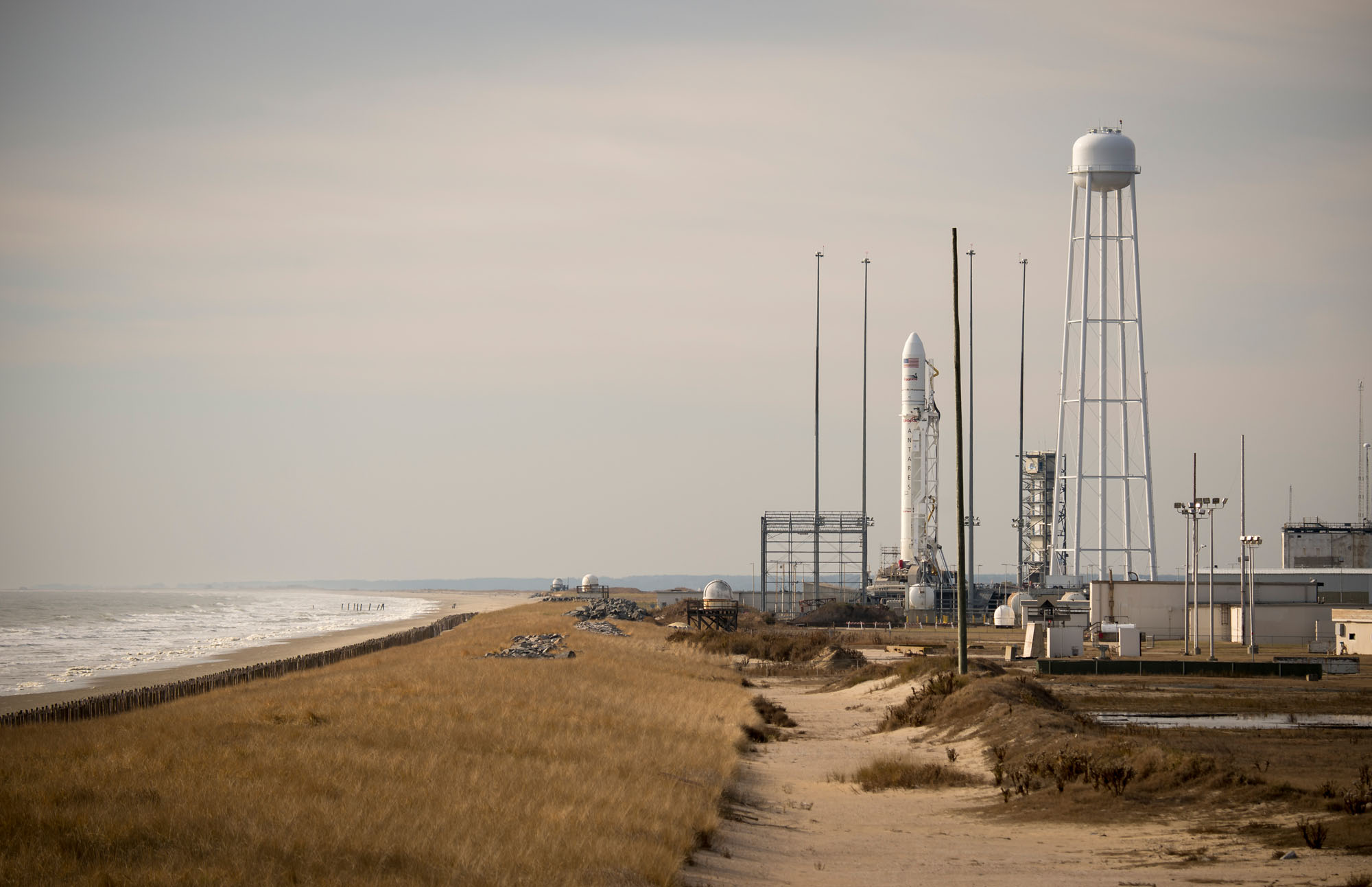 Antares Rocket Preparation